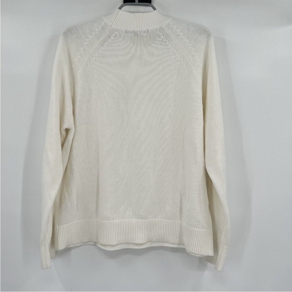 Quince 100% Cotton Mockneck Sweater - Picture 5 of 7